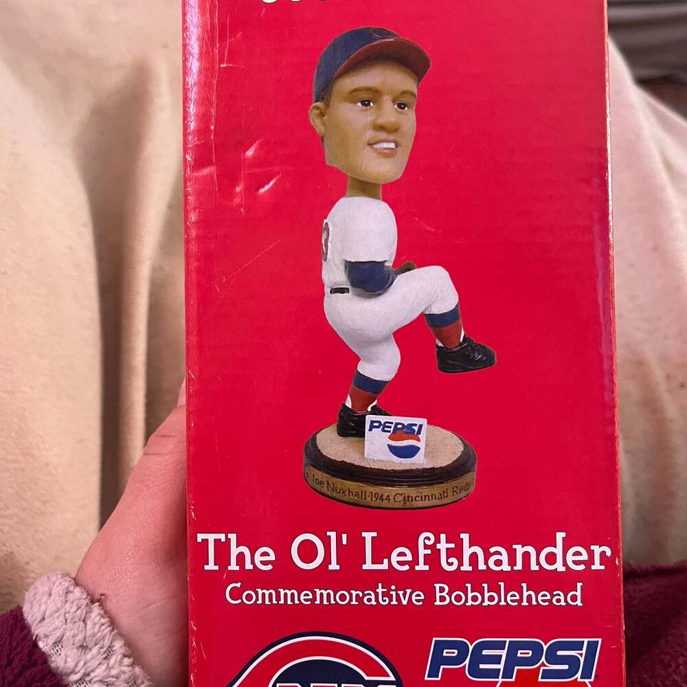 Joe Nuxhall Bobblehead Cincinnati Reds Stadium Giveaway 2004 New in Box